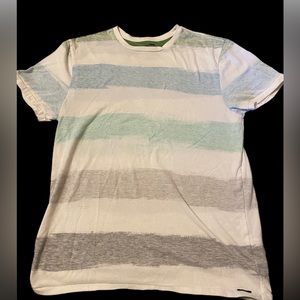 On the byas men’s striped shirt sleeve tee